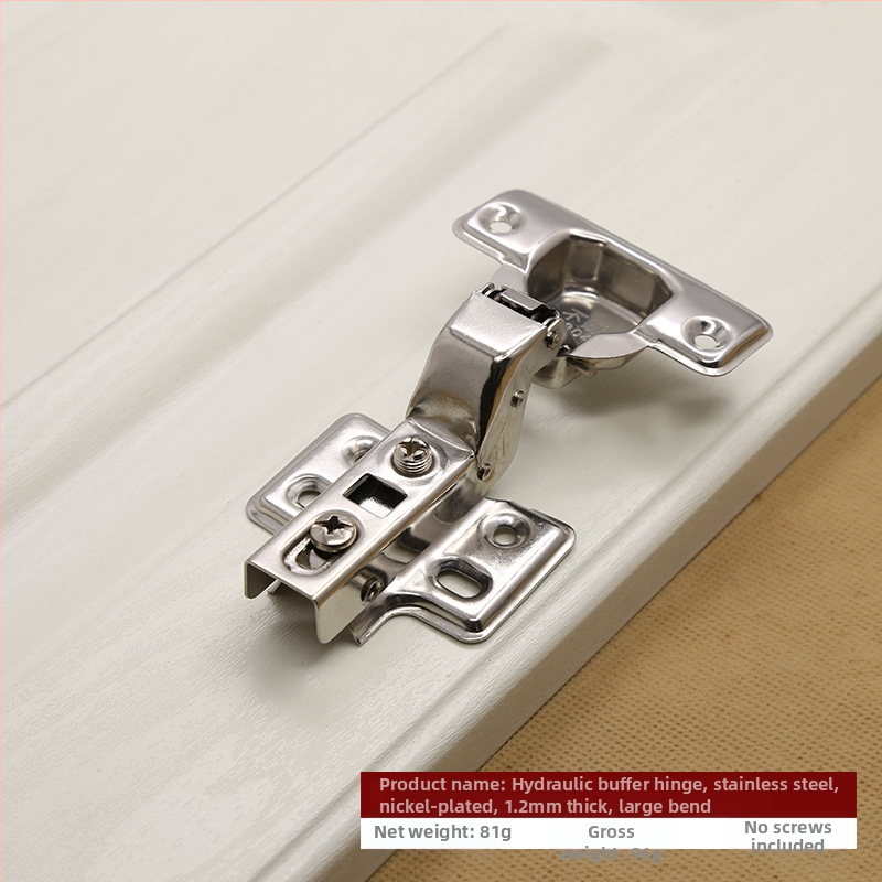 Hidrauliski buferējoša nerūsējošā tērauda eņģe, slēpta 180 grādu skapja durvju locīšana, lidmašīnas eņģe, LED gaismas rūpnīcas tiešā pārdošana