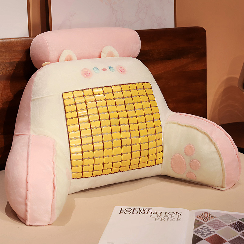 Mäkká taška do spálne, veľký operadlo, nočný vankúš, opierka pásu, operadlo, kancelársky vankúš, kreslený nočný vankúš