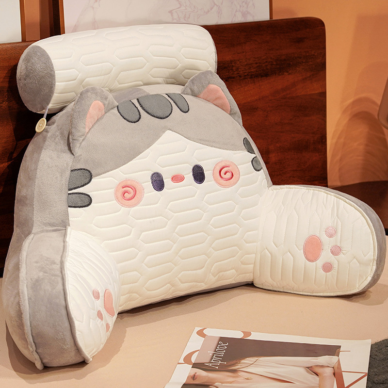 Mäkká taška do spálne, veľký operadlo, nočný vankúš, opierka pásu, operadlo, kancelársky vankúš, kreslený nočný vankúš
