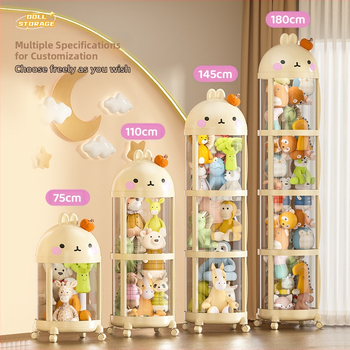 Extra veľké vedro na bábiky so zipsom, plyšové vedro na bábiky, priehľadné detské vedro na bábiky, úložný artefakt na hračky