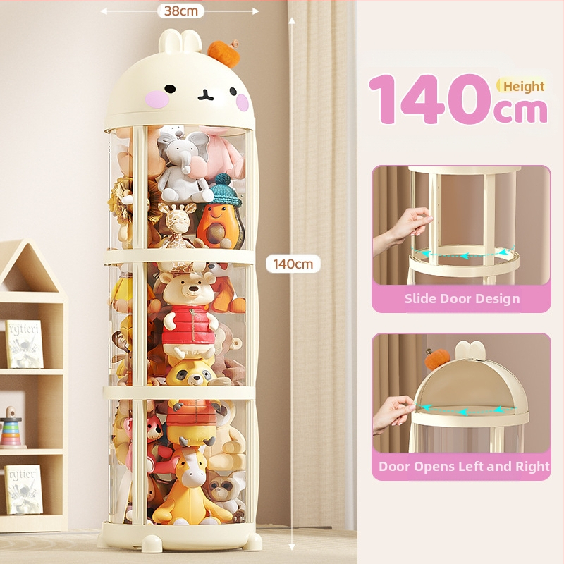 Extra veľké vedro na bábiky so zipsom, plyšové vedro na bábiky, priehľadné detské vedro na bábiky, úložný artefakt na hračky