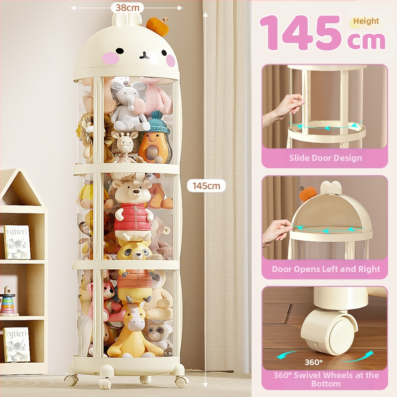 Extra veľké vedro na bábiky so zipsom, plyšové vedro na bábiky, priehľadné detské vedro na bábiky, úložný artefakt na hračky