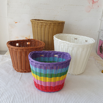 Απομιμήσεις από υφαντά μπαμπού, καλάθι με διακοσμητικά, ποδήλατο, παιχνίδι, αυτοκίνητο, καλάθι τσέπης, στολίδια γραφείου, καλάθι αποθήκευσης βαρελιών