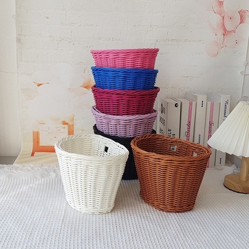 Απομιμήσεις από υφαντά μπαμπού, καλάθι με διακοσμητικά, ποδήλατο, παιχνίδι, αυτοκίνητο, καλάθι τσέπης, στολίδια γραφείου, καλάθι αποθήκευσης βαρελιών