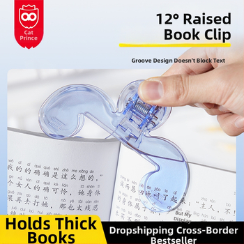 Princo Katino permatomas lobio viršelis Knygos segtukas Užrašų segtukas Fiksuotas skaitymo knygos segtukas Anti-knygos puslapių vartymo informacinis segtukas Tarpvalstybinis