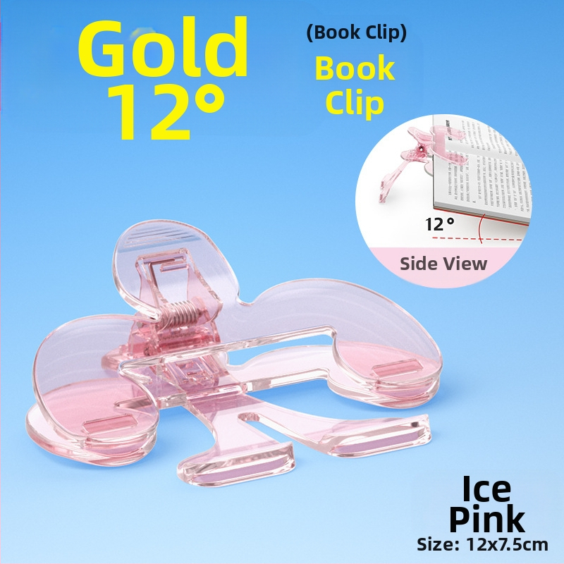 Princo Katino permatomas lobio viršelis Knygos segtukas Užrašų segtukas Fiksuotas skaitymo knygos segtukas Anti-knygos puslapių vartymo informacinis segtukas Tarpvalstybinis