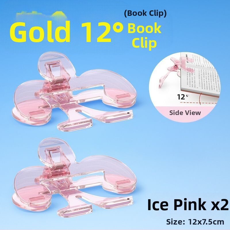 Princo Katino permatomas lobio viršelis Knygos segtukas Užrašų segtukas Fiksuotas skaitymo knygos segtukas Anti-knygos puslapių vartymo informacinis segtukas Tarpvalstybinis