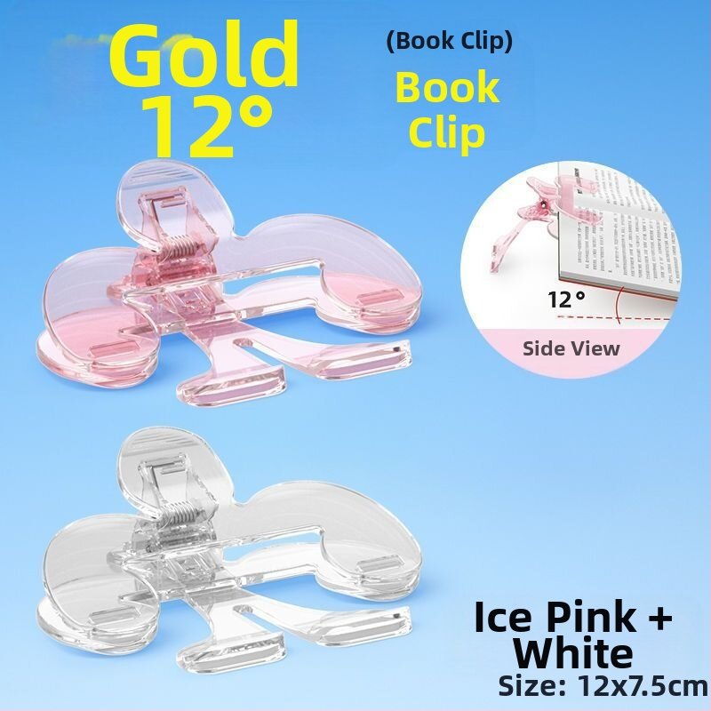 Princo Katino permatomas lobio viršelis Knygos segtukas Užrašų segtukas Fiksuotas skaitymo knygos segtukas Anti-knygos puslapių vartymo informacinis segtukas Tarpvalstybinis