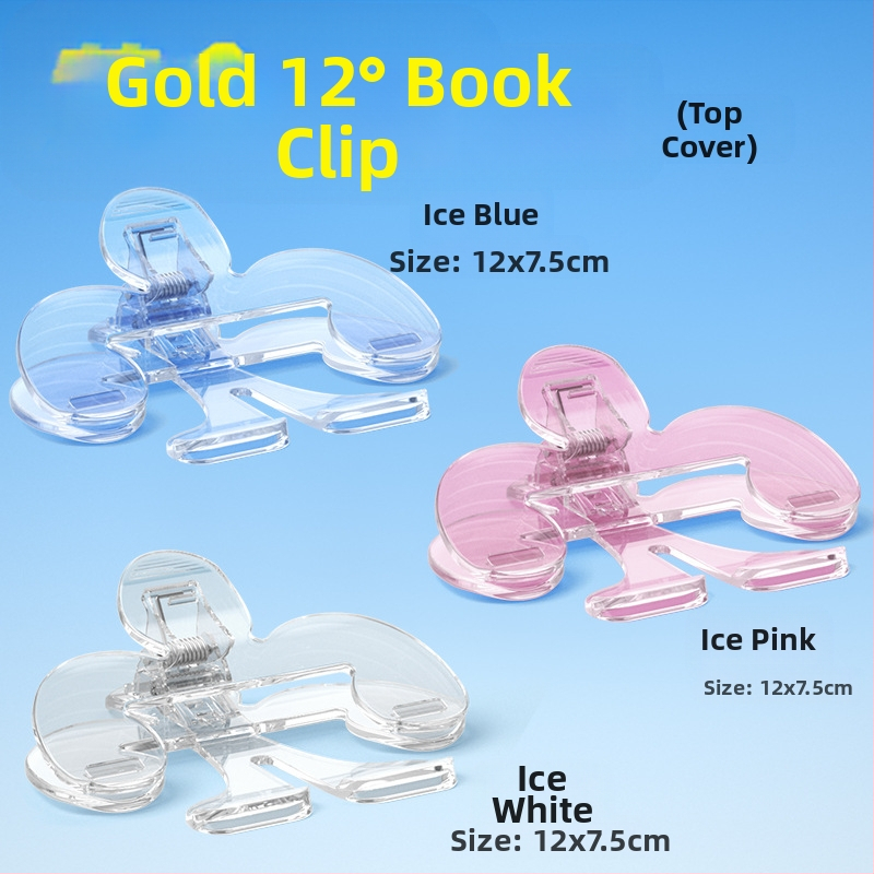 Princo Katino permatomas lobio viršelis Knygos segtukas Užrašų segtukas Fiksuotas skaitymo knygos segtukas Anti-knygos puslapių vartymo informacinis segtukas Tarpvalstybinis