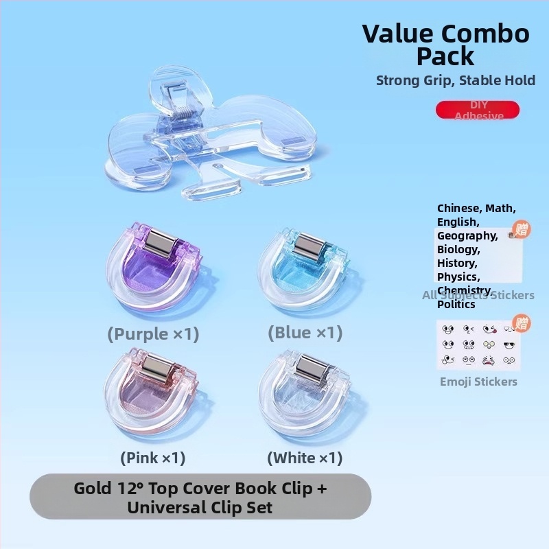 Princo Katino permatomas lobio viršelis Knygos segtukas Užrašų segtukas Fiksuotas skaitymo knygos segtukas Anti-knygos puslapių vartymo informacinis segtukas Tarpvalstybinis