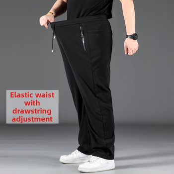 Παντελόνι Plus Size Casual Ανδρικό Φόρμα, Ίσιο, Καλοκαιρινό, Λεπτό, Άνδρικό Παντελόνι Γρήγορου Στεγνώματος