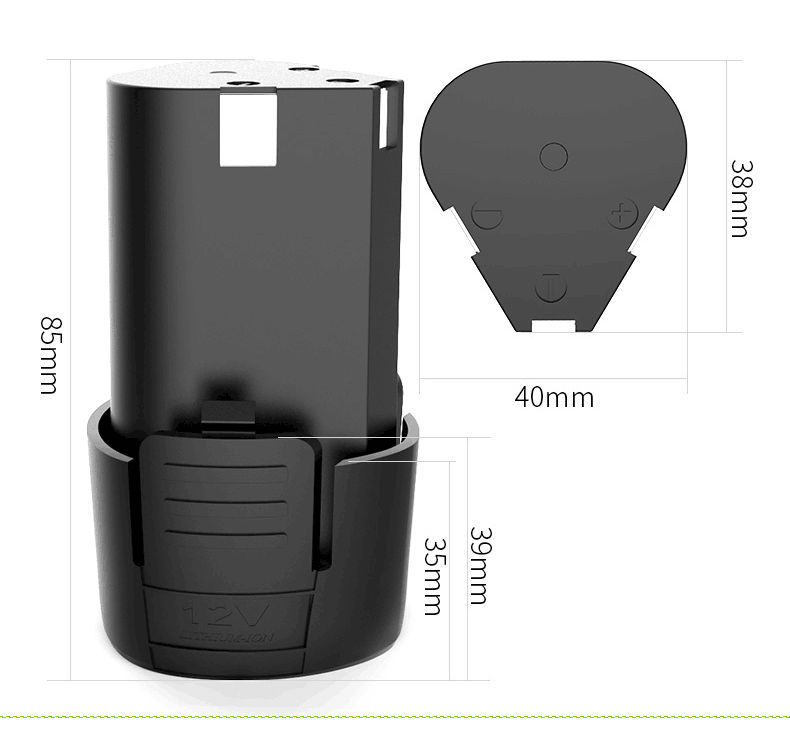 Bormașină rotativă reîncărcabilă cu baterie litiu de 12v, lanternă, bormașină rotativă de mare capacitate, încărcător de baterie litiu de 16.8v21v