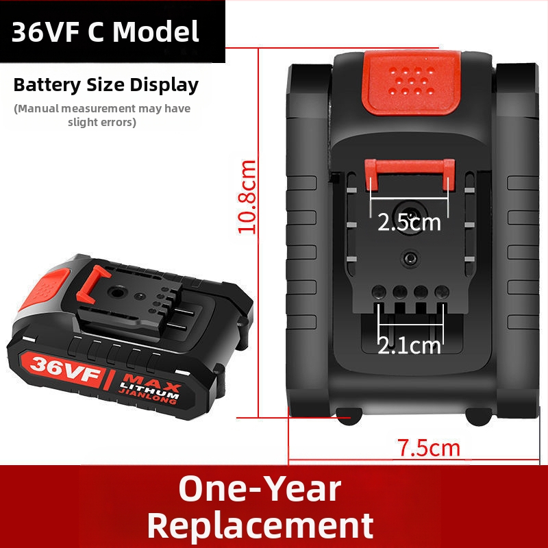 Bormașină rotativă reîncărcabilă cu baterie litiu de 12v, lanternă, bormașină rotativă de mare capacitate, încărcător de baterie litiu de 16.8v21v