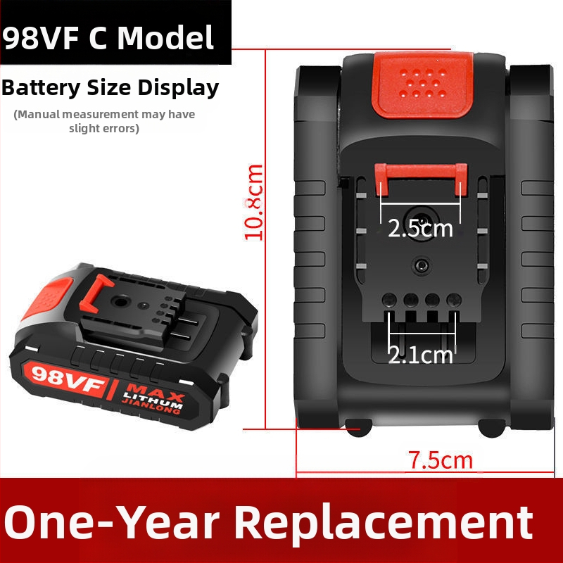 Bormașină rotativă reîncărcabilă cu baterie litiu de 12v, lanternă, bormașină rotativă de mare capacitate, încărcător de baterie litiu de 16.8v21v