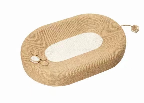 Sizala kaķu pakaišu dēlis, kas paredzēts kaķu skrāpēšanai, nodilumizturīgs, pret šķembām izturīgs, skrāpējumiem izturīgs kaķu nags, šķīvis, izlietne, kaķu skrāpēšanas dēlis, ovāls kaķu slīpēšanas nags.