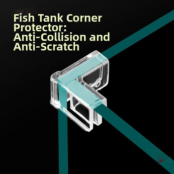 Läbipaistev kaitsekate nurgakaitsmetega, elastne klaasist kokkupõrkevastane täisnurkne pehme akrüülist kolmnurkne kalapaak lastele