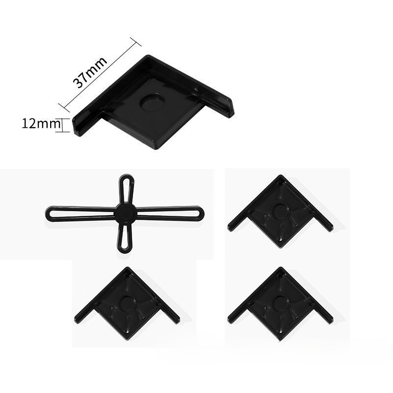 Läbipaistev kaitsekate nurgakaitsmetega, elastne klaasist kokkupõrkevastane täisnurkne pehme akrüülist kolmnurkne kalapaak lastele