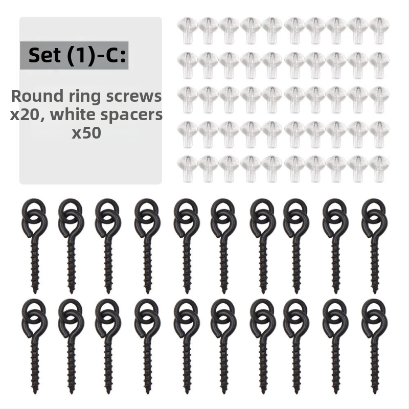 Euroopa karpkala tagurpidi põhjapüük Ronnie rig kuivlehtedega rig kalapüügiks helmestega ujuksööt kruviga konksu helmeste sulgemiskomplekt