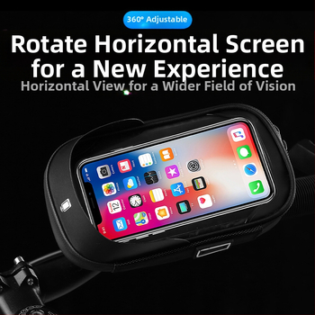 Multifunkčný stojan na mobilný telefón s cezhraničným rozhraním, taška na dotykovú obrazovku, vodotesná taška na bicykel, držiak na navigáciu pre motocykel