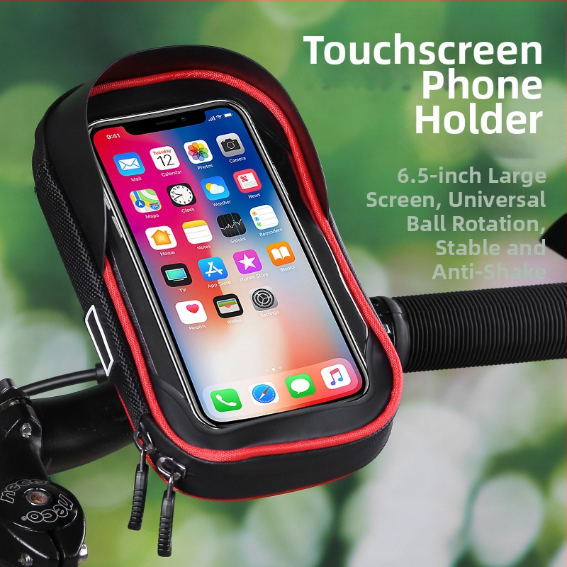 Multifunkčný stojan na mobilný telefón s cezhraničným rozhraním, taška na dotykovú obrazovku, vodotesná taška na bicykel, držiak na navigáciu pre motocykel