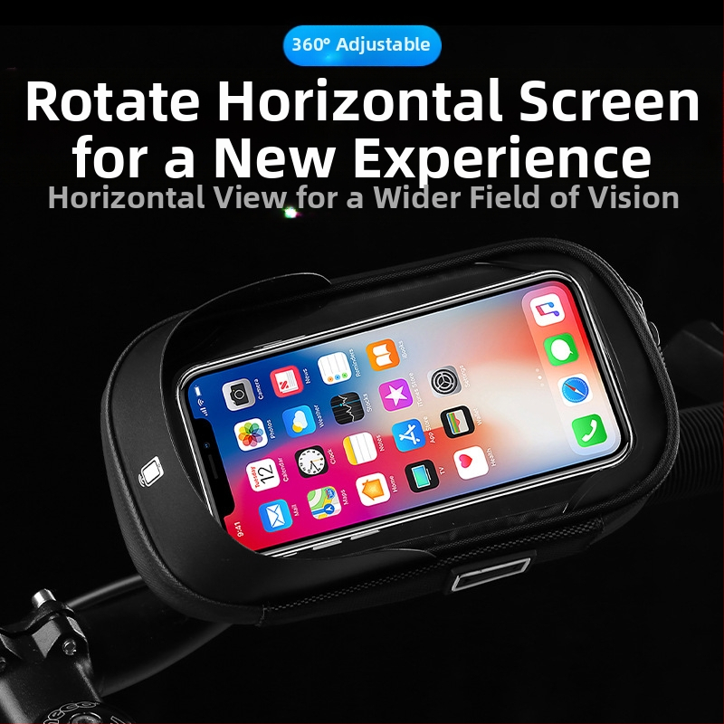 Трансгранична многофункционална чанта за стойка за мобилен телефон, чанта за вкъщи със сензорен екран, водоустойчива чанта за велосипед, скоба за навигация за мотоциклет