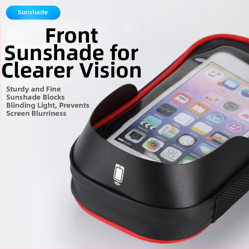 Трансгранична многофункционална чанта за стойка за мобилен телефон, чанта за вкъщи със сензорен екран, водоустойчива чанта за велосипед, скоба за навигация за мотоциклет