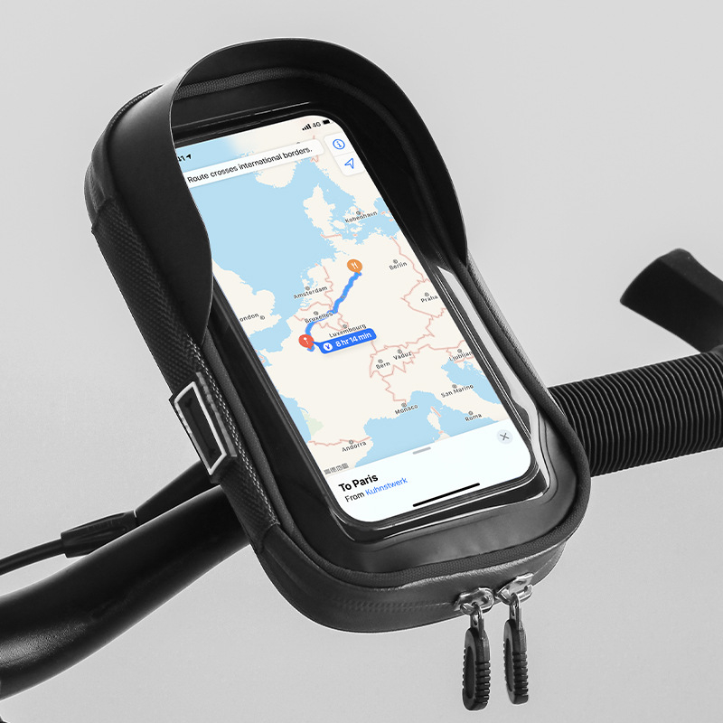 Multifunkčný stojan na mobilný telefón s cezhraničným rozhraním, taška na dotykovú obrazovku, vodotesná taška na bicykel, držiak na navigáciu pre motocykel
