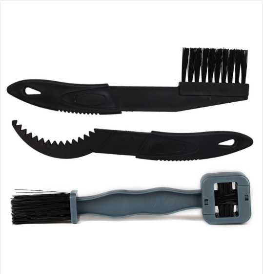 Didmeninė prekyba tripusiais grandinės valymo šepečiais dviračių grandinės šepečiais motociklų grandinės šereliais, šepečio plokštelės valymui dideliu šepečiu