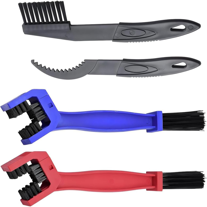 Didmeninė prekyba tripusiais grandinės valymo šepečiais dviračių grandinės šepečiais motociklų grandinės šereliais, šepečio plokštelės valymui dideliu šepečiu