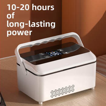 „Kubao“ nešiojamas insulino šaldytuvas, mini automobilinis namams, dvigubos paskirties 0–8 laipsnių šaldiklis, įkraunamas mažas US8 šaldytuvas