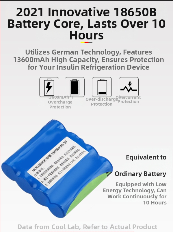 „Kubao“ nešiojamas insulino šaldytuvas, mini automobilinis namams, dvigubos paskirties 0–8 laipsnių šaldiklis, įkraunamas mažas US8 šaldytuvas