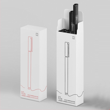 Στυλό ουδέτερου στυλό για φοιτητές, κόκκινο, στυλό υπογραφής 5 χιλιοστών, μαύρο, 0 Xiaomi Giant Writing, πακέτο ειδών γραφείου 10 κανονικών