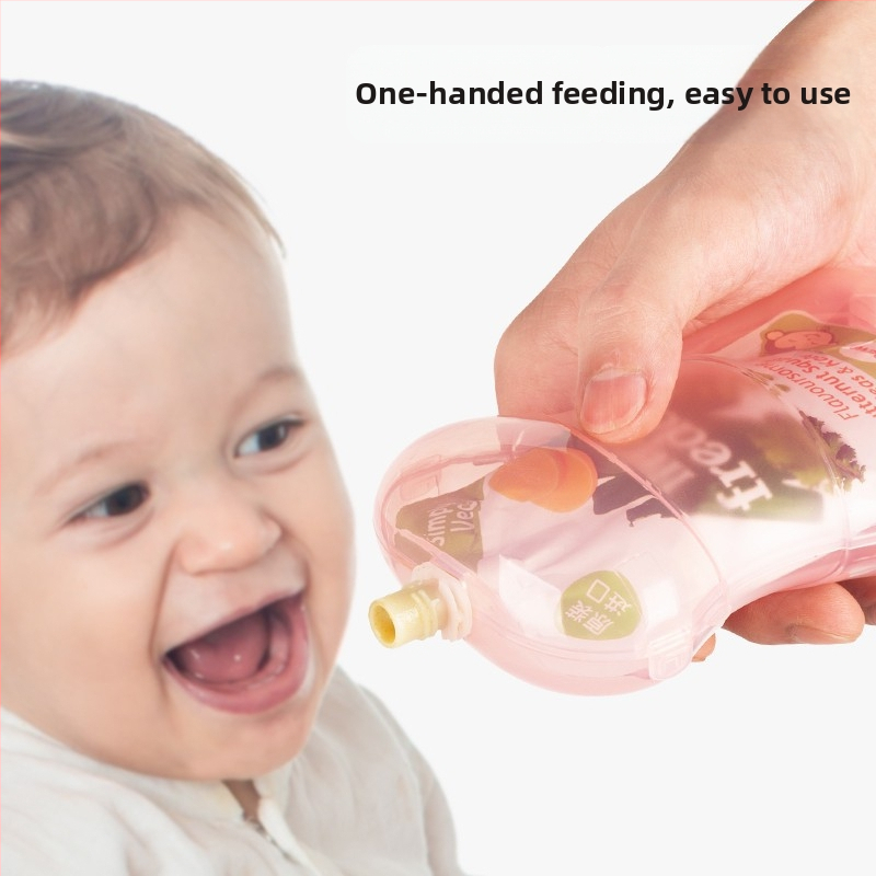 Puuviljapüree pigistuskindel karp beebidele väikelapse toidulisandi kott lastele puuviljapüree kott puuviljapüree karp mahla jogurt toidulisandi karp hulgimüük