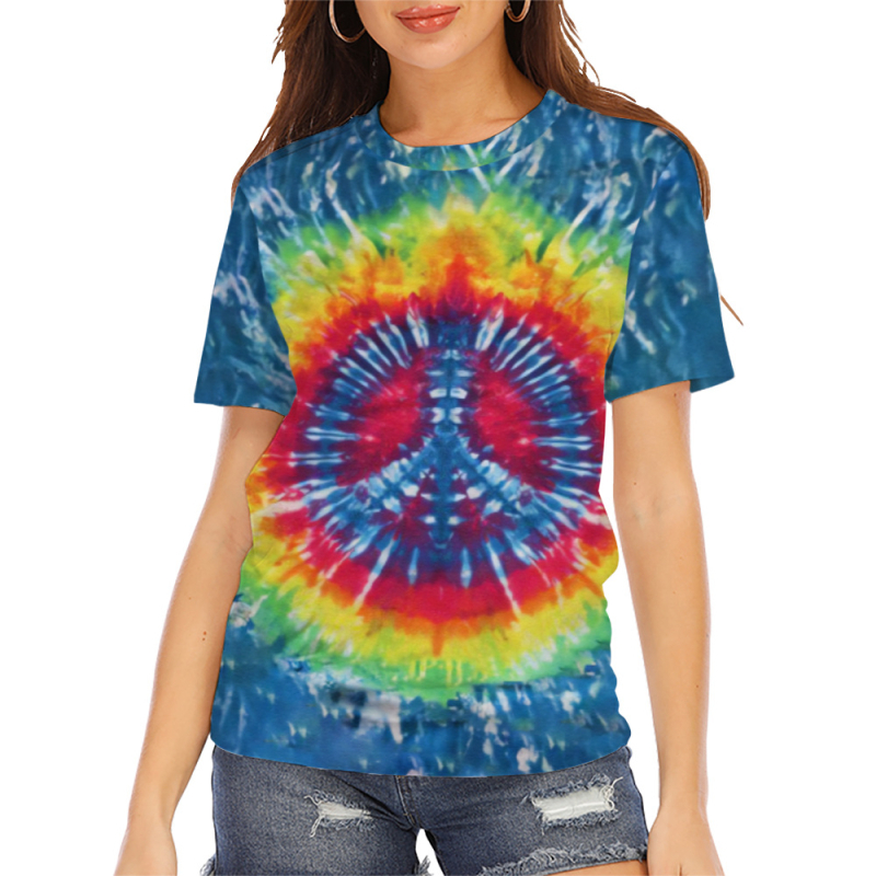 Tricou cu mânecă scurtă pentru femei, stație independentă Amazon 2025, imprimare digitală 3D, comerț exterior european și american, îmbrăcăminte pentru femei, o generație de păr