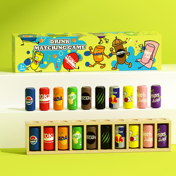 Piiriülene Douyini puidust joogipudeli värvi sobitamise mäng, mälu, interaktiivne lõbus lapsevanema-lapse lauamäng, hariduslik mänguasi