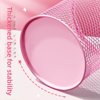 Metāla pildspalvu kasetnes biroja darbvirsmas studentu pildspalvu kasetņu uzglabāšanas kaste ar lielu ietilpību dzelzs tīklu, vienkārša zīmuļu kaste bērniem zēniem