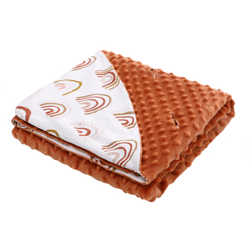 Φθινοπωρινό και χειμωνιάτικο πάπλωμα μωρού με κουκούλα, πολυλειτουργική τσάντα καλαθιού μωρού, διπλής όψης, πετσέτα φλις από νεογέννητα μπιζέλια