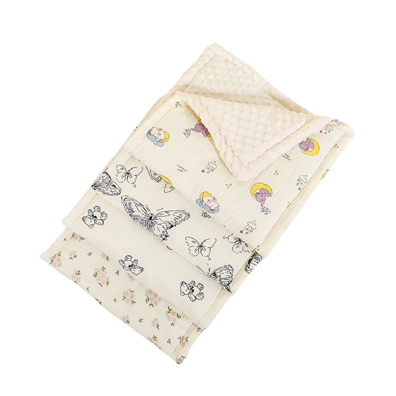 Kūdikio vežimėlio pagalvėlė, vasarinis, minkštas, sutankintas, šiltas medvilninis čiužinys, marlės pupelių aksomas, kūdikio vežimėlio čiužinys, medvilninis pagalvėlė