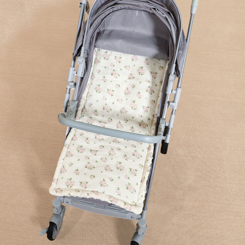 Kūdikio vežimėlio pagalvėlė, vasarinis, minkštas, sutankintas, šiltas medvilninis čiužinys, marlės pupelių aksomas, kūdikio vežimėlio čiužinys, medvilninis pagalvėlė