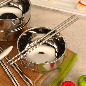 Σετ επιτραπέζιων σκευών ταξιδιού Φορητά επιτραπέζια σκεύη κάμπινγκ εξωτερικού χώρου για ενήλικες 304 από ανοξείδωτο ατσάλι Κορεάτικα για εξορμήσεις