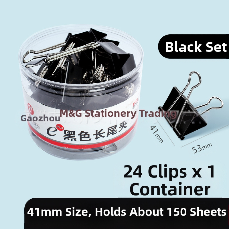 „Chenguang“ kanceliarinių prekių spalvota ilga uodegos segtukas, didelė bandymo sąvaržėlė, 25 mm, maža metalinė vištos uodegos segtukas, maža sąvaržėlė su segtuku