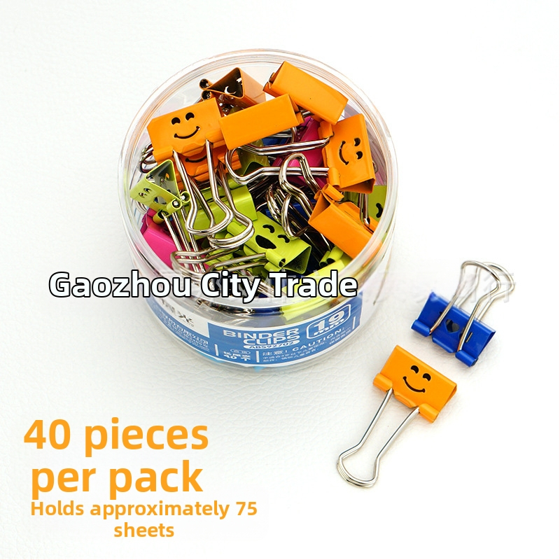 „Chenguang“ kanceliarinių prekių spalvota ilga uodegos segtukas, didelė bandymo sąvaržėlė, 25 mm, maža metalinė vištos uodegos segtukas, maža sąvaržėlė su segtuku