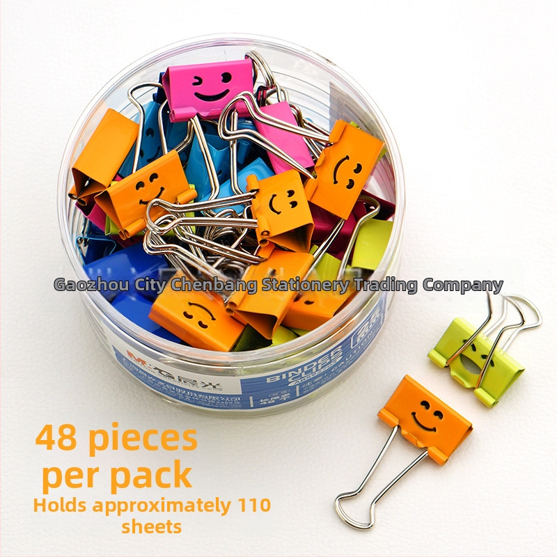 „Chenguang“ kanceliarinių prekių spalvota ilga uodegos segtukas, didelė bandymo sąvaržėlė, 25 mm, maža metalinė vištos uodegos segtukas, maža sąvaržėlė su segtuku