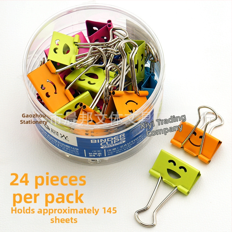 „Chenguang“ kanceliarinių prekių spalvota ilga uodegos segtukas, didelė bandymo sąvaržėlė, 25 mm, maža metalinė vištos uodegos segtukas, maža sąvaržėlė su segtuku