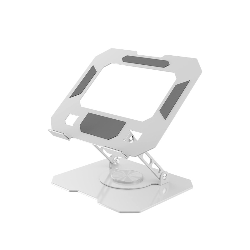2025 нова плоска скоба за лаптоп, въртяща се сгъваема подложка, висококачествена алуминиева охладителна стойка, въртяща се повдигаща стойка за монитор