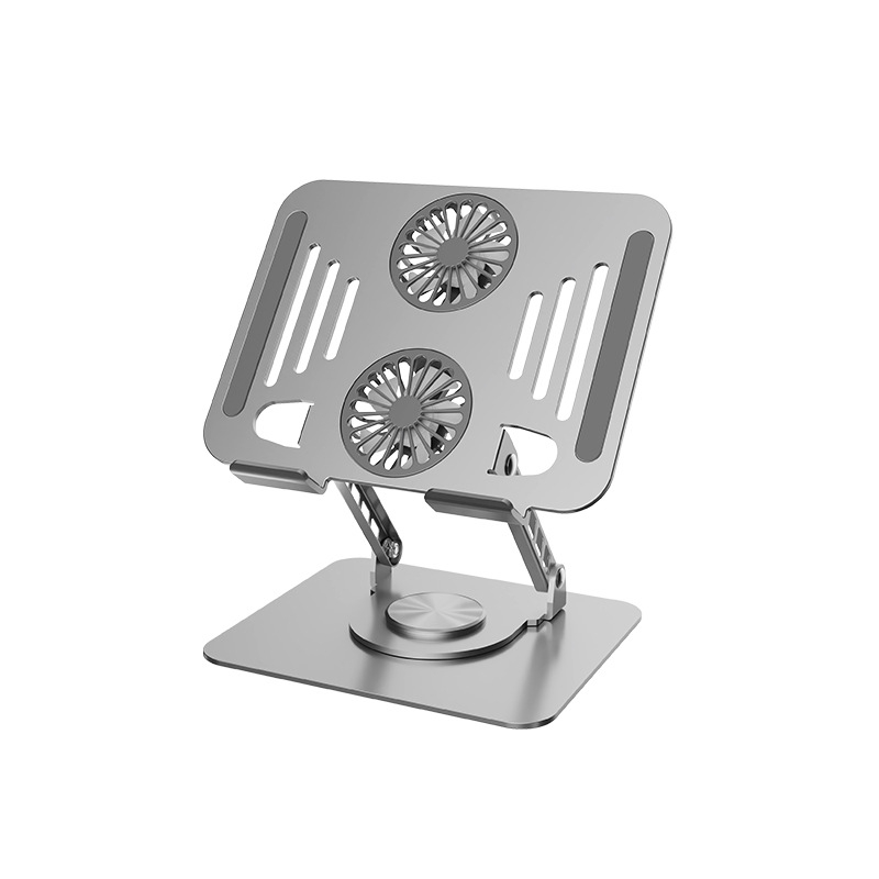 2025 нова плоска скоба за лаптоп, въртяща се сгъваема подложка, висококачествена алуминиева охладителна стойка, въртяща се повдигаща стойка за монитор