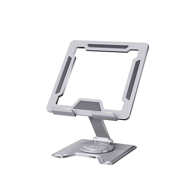 2025 нова плоска скоба за лаптоп, въртяща се сгъваема подложка, висококачествена алуминиева охладителна стойка, въртяща се повдигаща стойка за монитор