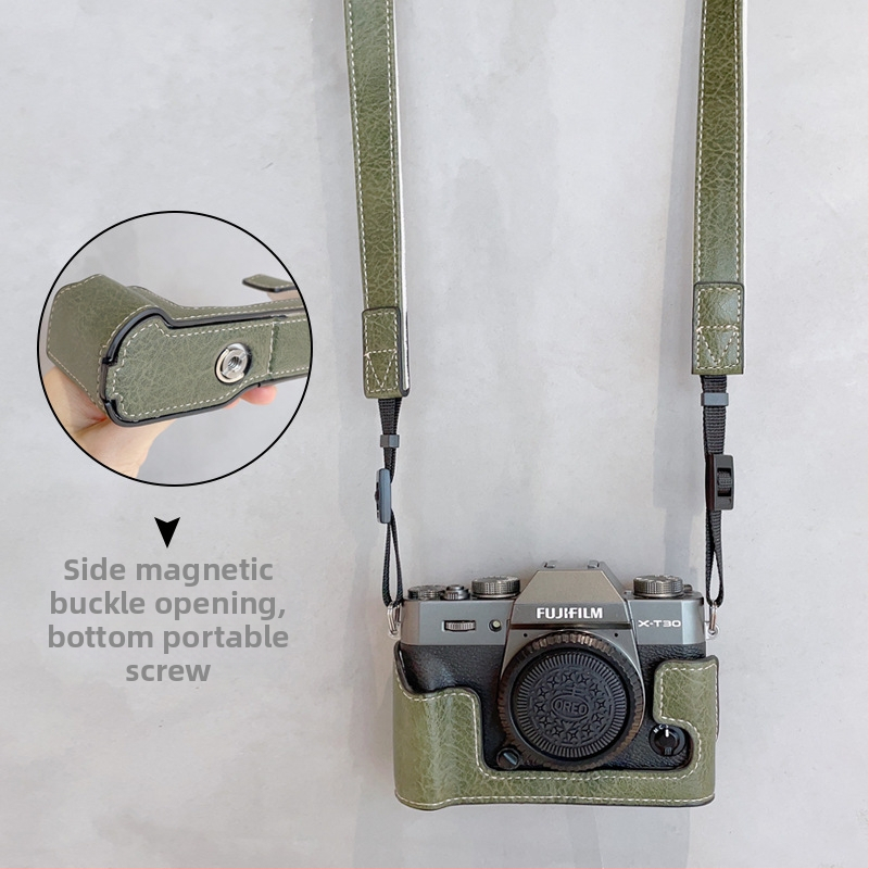 Piemērots Fuji Xt30 universālajai otrās paaudzes rozā pamatnei, X100V puskomplektam, Xt20 ādas maciņam, Xt10 kameras somai, Xt5