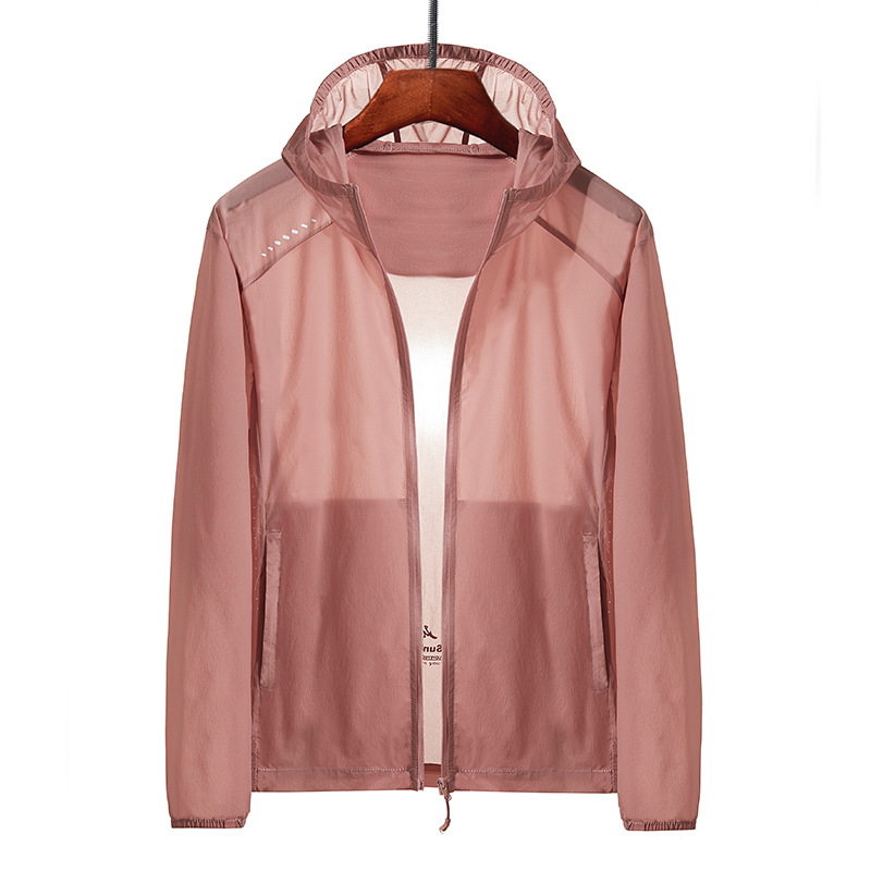 Αντηλιακό παλτό για ζευγάρια το καλοκαίρι του 2024, ευρωπαϊκή έκδοση, μεγάλο μέγεθος, αναπνεύσιμο, μονόχρωμο, γρήγορο στέγνωμα