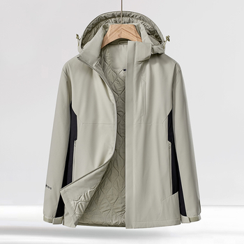 2024 m. naujo stiliaus medvilniniai drabužiai vyrams ir moterims, žieminiai, sustorinti šilti medvilniniai paminkštinti švarkai, vidaus lauko alpinizmo kostiumas, gobtuvas